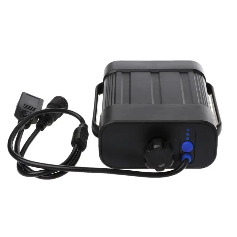 

2X 2X 18650 26650 8.4V Rechargeable Battery Case Pack Waterproof House Cover Battery Storage Box with DC/USB Charger for Bike