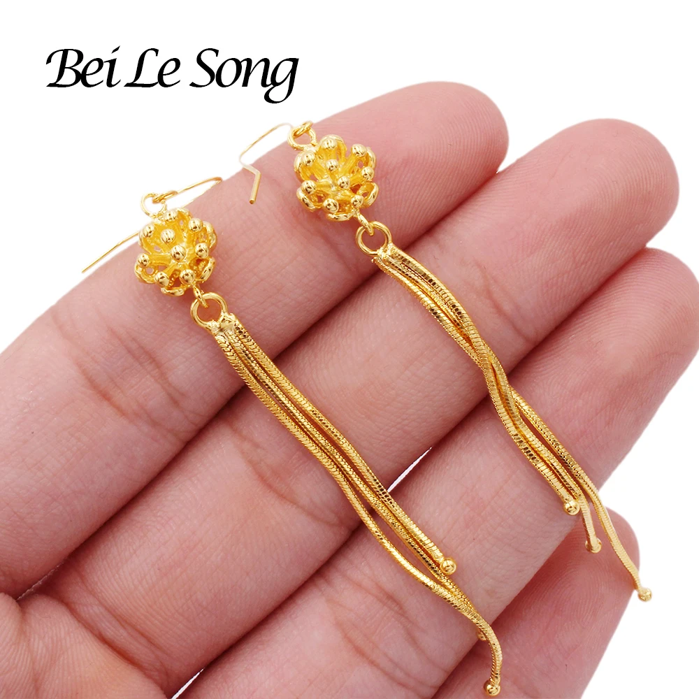 

24K gold color for women fashion Women's jewelry ear rings Dangle earring fashion earrings piercings accesories hoop earrings