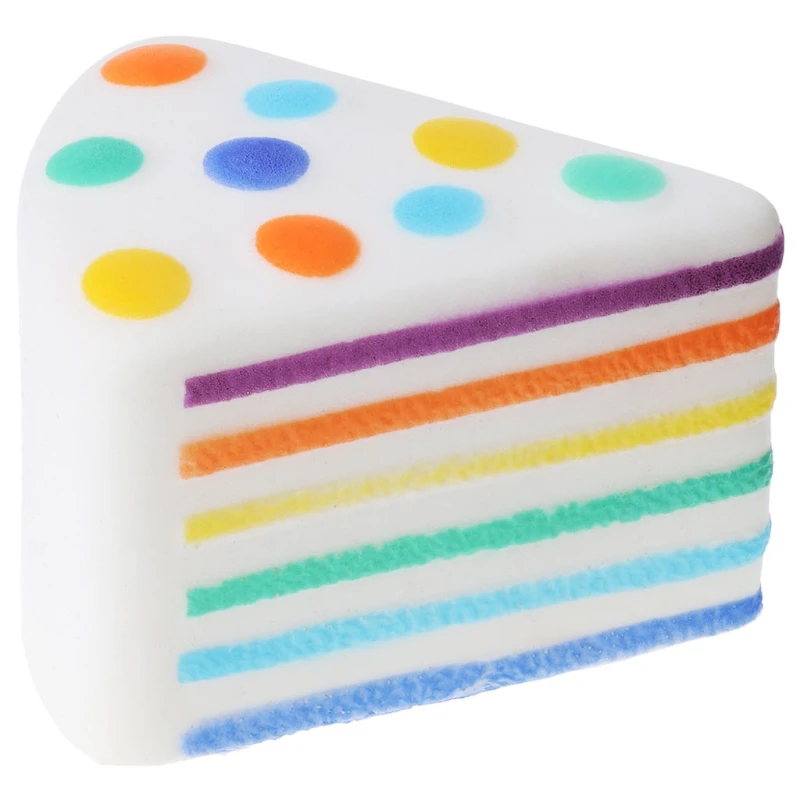 

Triangle Rainbow Cake Squishy Anti-stress PU Slow Rising Toys Gift For Kids