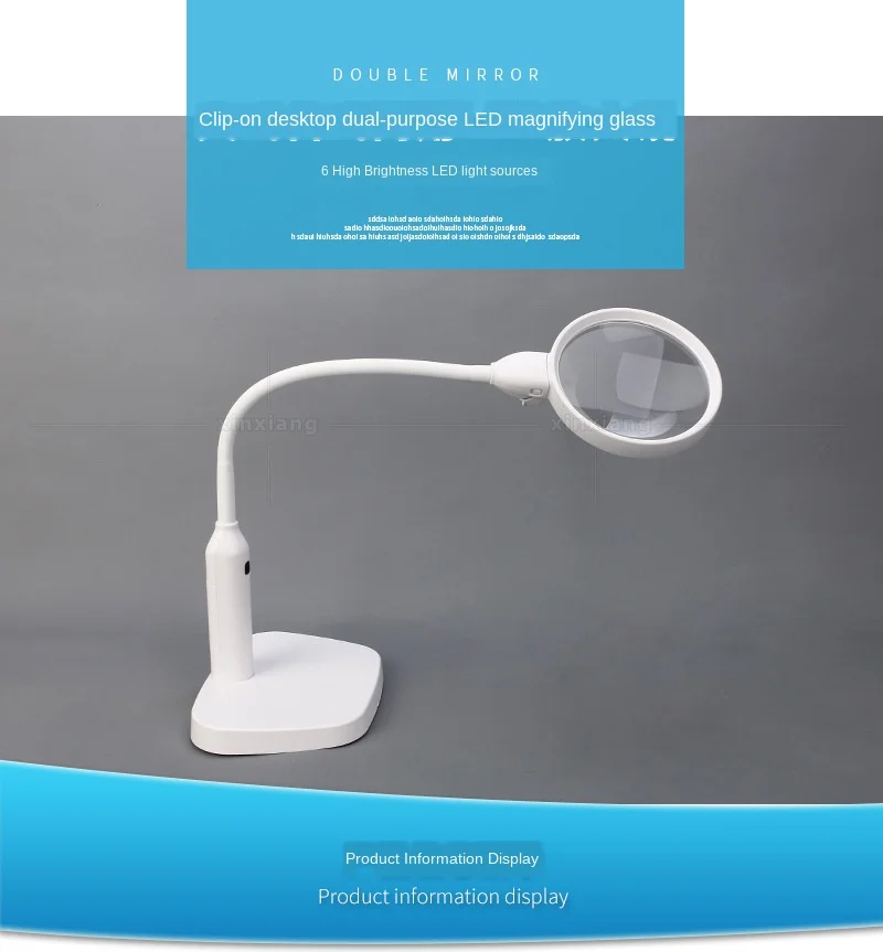 Настольный зажим со сменным настольным зажимом фиксированный объектив 120 мм 6