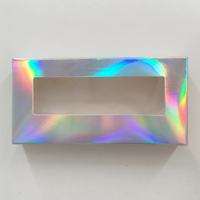 Holographic box 20 шт./лот 5D норковые ресницы на заказ упаковка пустая бумажная коробка - Цвет: Holographic box