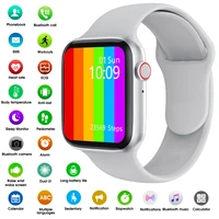 2021 7th wireless charge bluetooth call smartwatch for men women heart rate monitor spot fitness iwo p68 waterproof smart watch