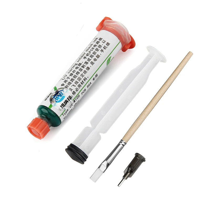 10CC зеленая маска для припоя с УФ защитой чернила печатной платы краска