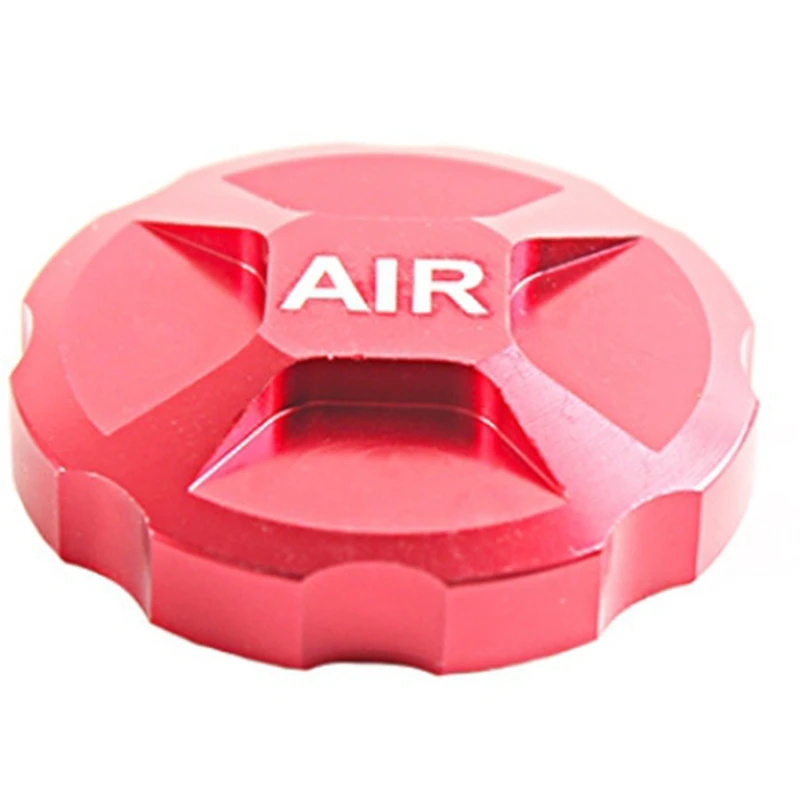 

New Red Bicycle Front Fork Sleeve Front Air Road Shoulder Cap Aluminum Alloy Nozzle Air Valve Cover Mountain Bike