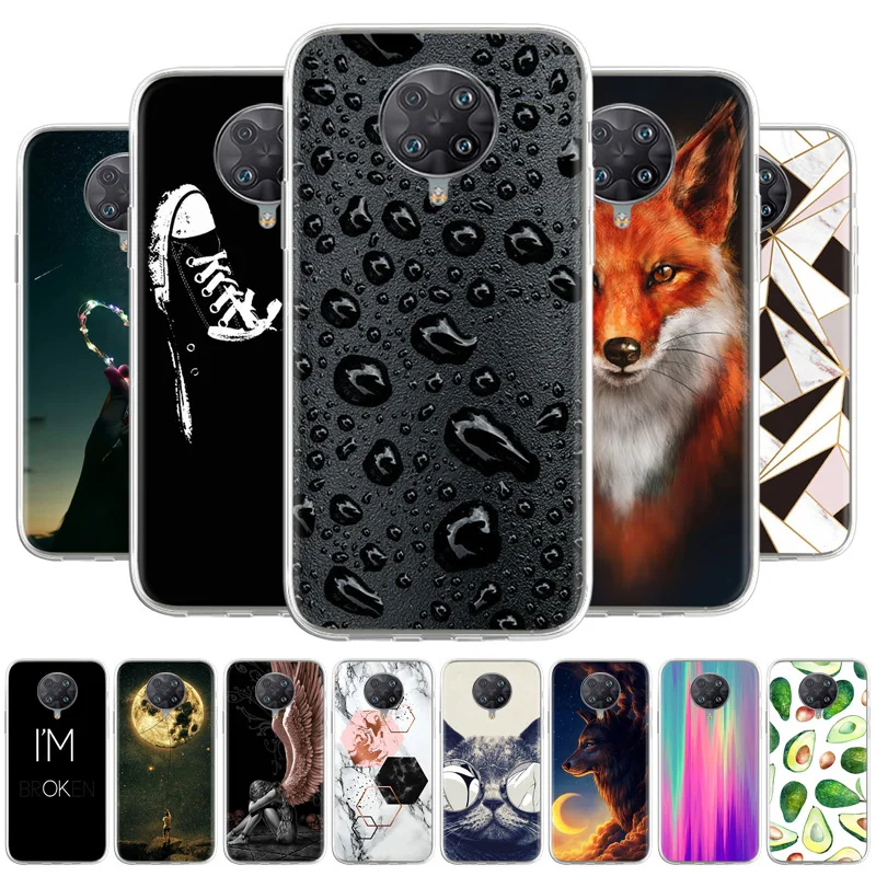 

For Xiaomi Redmi K30 Ultra Case Silicon Painted Coque On Xiaomi Redmi K30 Ultra M2006J10C 6.67 inch Soft TPU Animal Print Cover