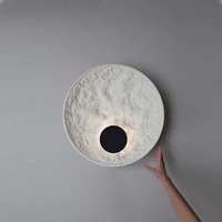moon wall lamp modern led lights wall decor mural lighting decoration salon background wall light luxury bedroom lamps for home