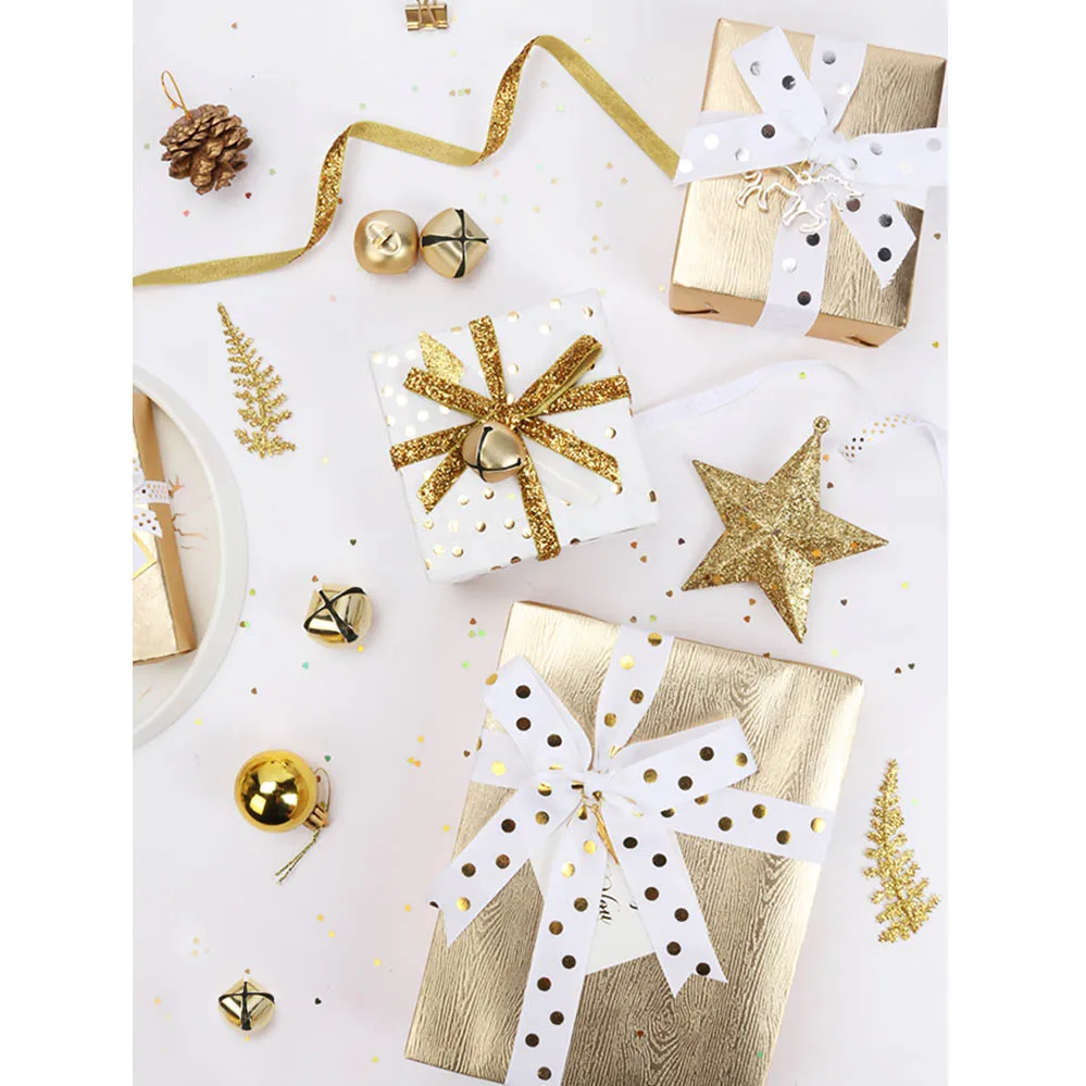 3Yard Circle Dot Birthday Ribbons Lover Gifts Box Packaging Wedding Event Party Christmas Decoration Cake Boxes Bouquet Decor | Дом и сад