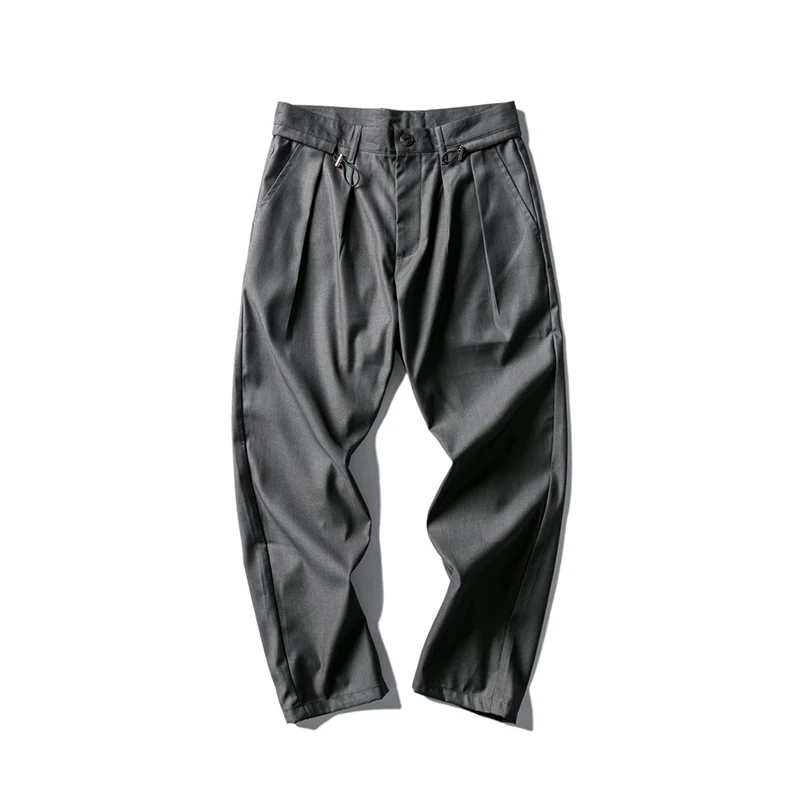 

Male Streetwear Hip Hop Loose Harem Trousers Japan Style Pants Men Vintage Fashion Casual Suit Pant