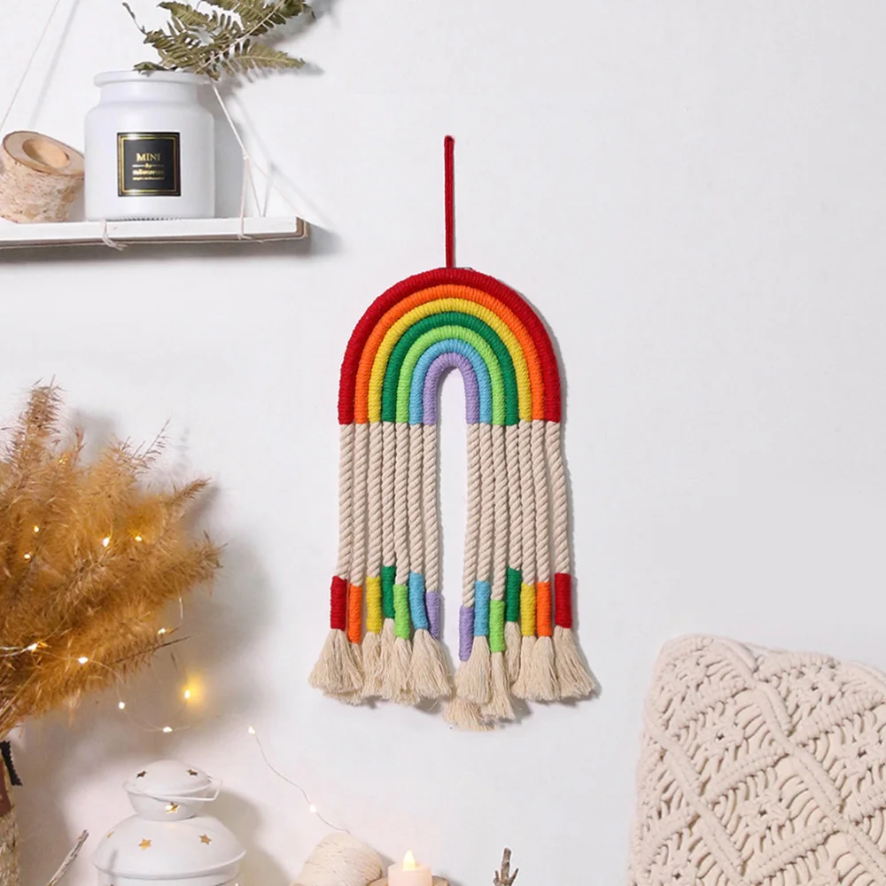 

1Pc Home Hanging Tapestry Tassel Weaving Wall Decoration Simple Pendant