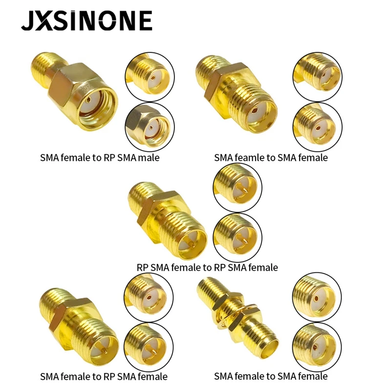 SMA Мужской Женский разъем адаптера Наборы пакет армированным пластиком и РЧ