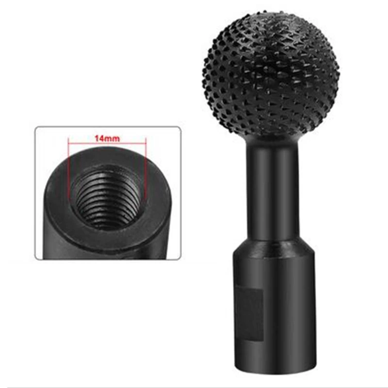 

10/14mm Portable Rotary File Steel Wood Carving Grinding Head Electric Ball-shape Milling Cutter Tools Carpenter Angle