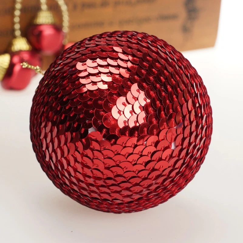 Рождественское с блестками блестящие шары задний фон веселой рождественской