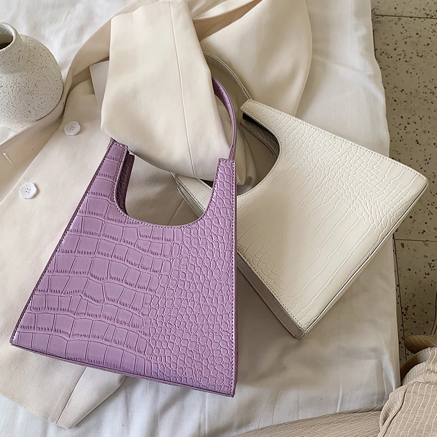 Винтажная Женская сумочка в стиле ретро под аллигатора из кожи крокодила