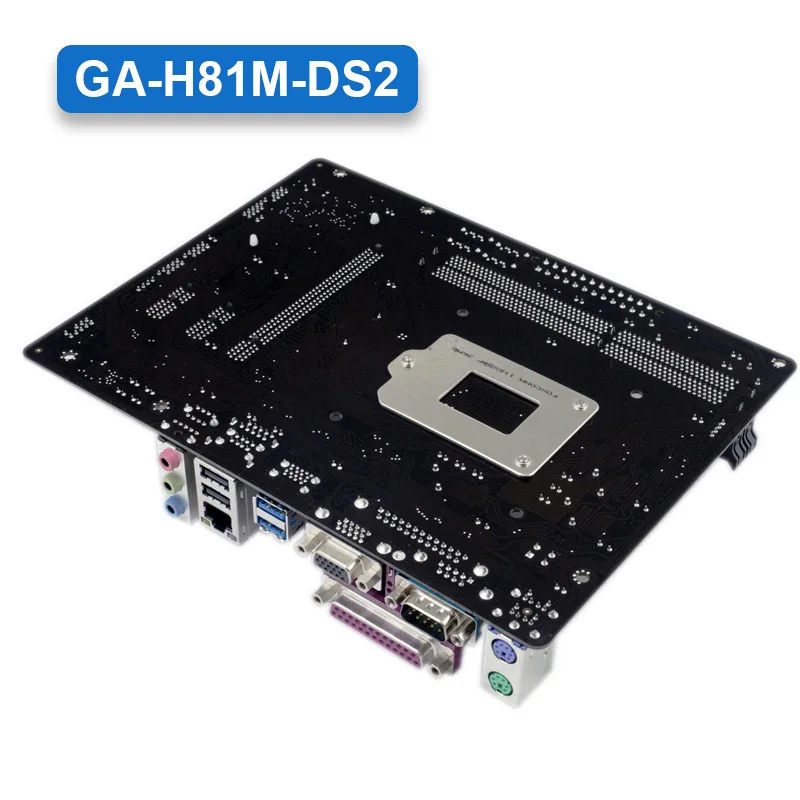 GIGABYTE GA-H81M-DS2 настольная материнская плата H81 Socket LGA 1150 i3i5 i7 DDR3 16G Micro-ATX UEFI биос оригинальная Отремонтированная материнская плата