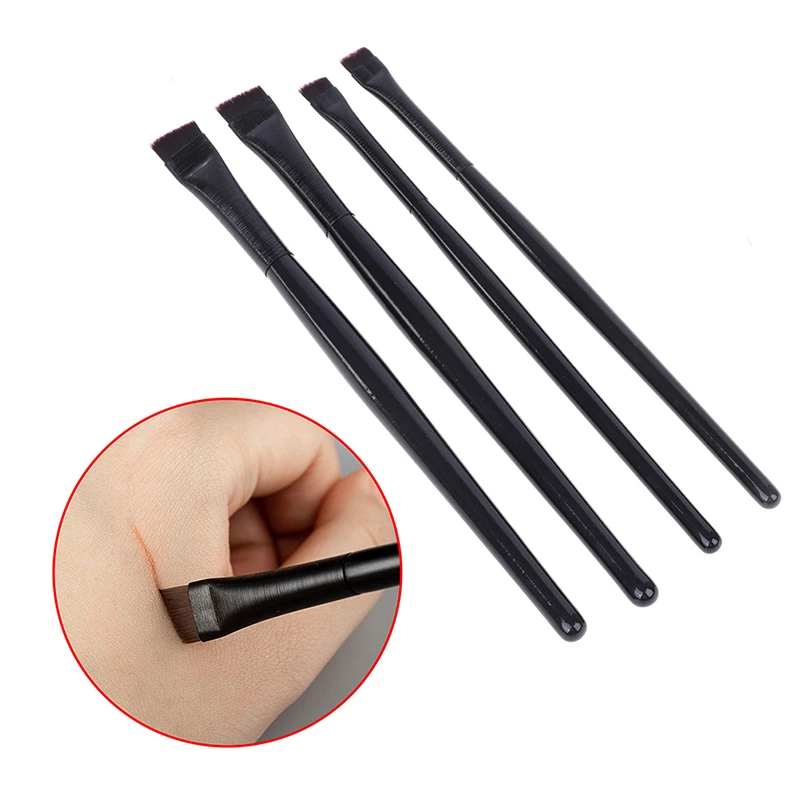 

Кисть для контурирования бровей, подводка для глаз, профессиональная небольшая угловая кисть для бровей, высокое качество, кисть для подвод...