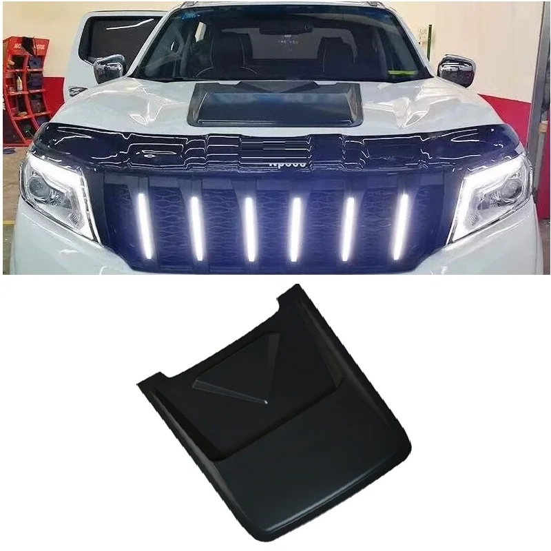 

Bug Shields decorative parts raptor bonnet scoop hood cover fit for nissan navara np300 d40 d23 hilux vigo exterior accessories