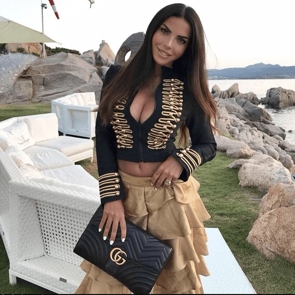 Зимняя новинка Черная Женская облегающая куртка пальто с длинным рукавом и