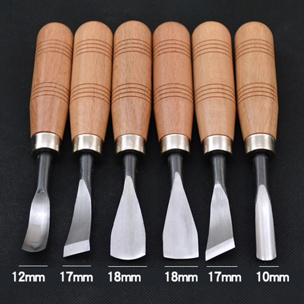 6 шт./компл. Прочные ручные деревообрабатывающие плотники ручная резьба по дереву