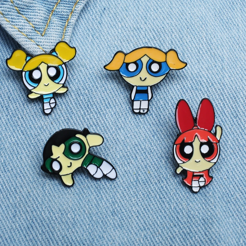 

Lovely Girls Enamel Pin Custom Have Magical Powers Brooches Shirt Lapel Bag Cute Badge Cartoon Kitten Jewelry Gift for Friend