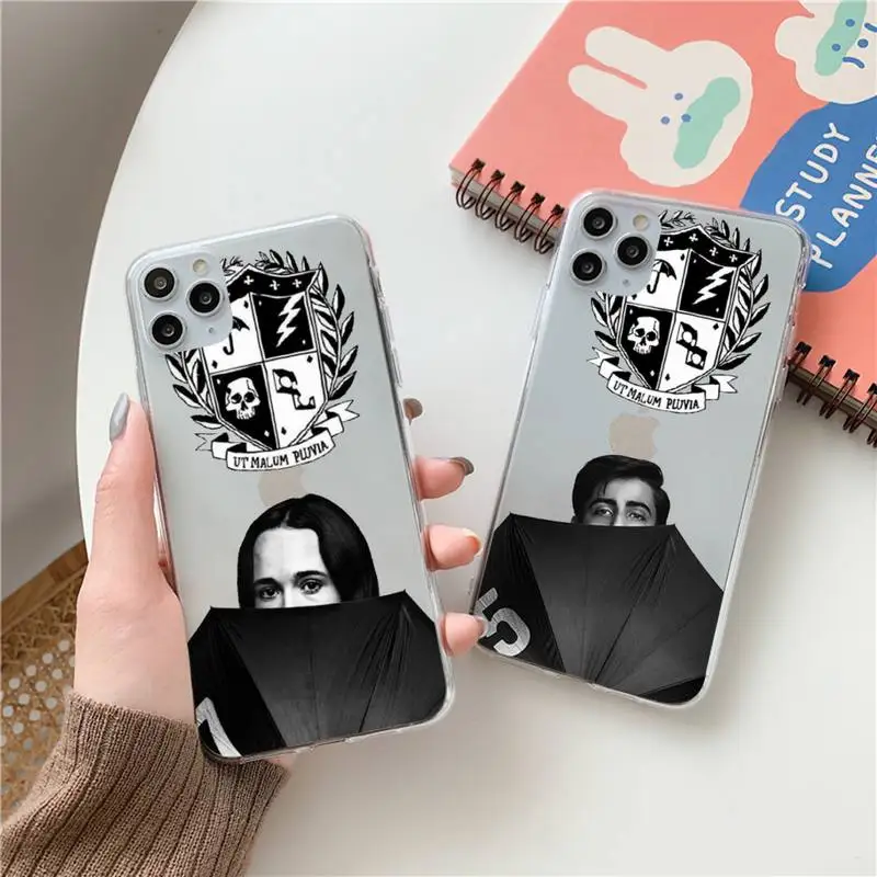

TV show The Umbrella Academy Phone Case Transparent for Clear iPhone case 11 12 mini pro XS MAX 8 7 6 6S Plus X 5S SE 2020 XR