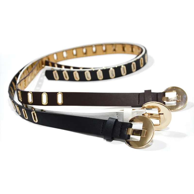 Женский ремень из ПУ кожи с цепочкой | Аксессуары для одежды