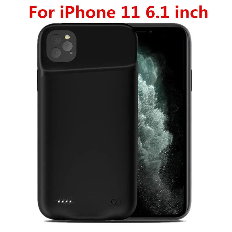 Для iPhone 11 11 Pro 11 Pro Аккумулятор max зарядное устройство чехол 5200 мАч тонкий резервного копирования зарядки PowerBank чехол для iPhone 11 Pro батарея Чехол - Цвет: For iPhone 11