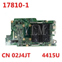 cn 02j4jt 2j4jt 17810 1 4415u mainboard for dell inspiron 13 5379 15 5579 17810 1 laptop motherboard 100tested working well