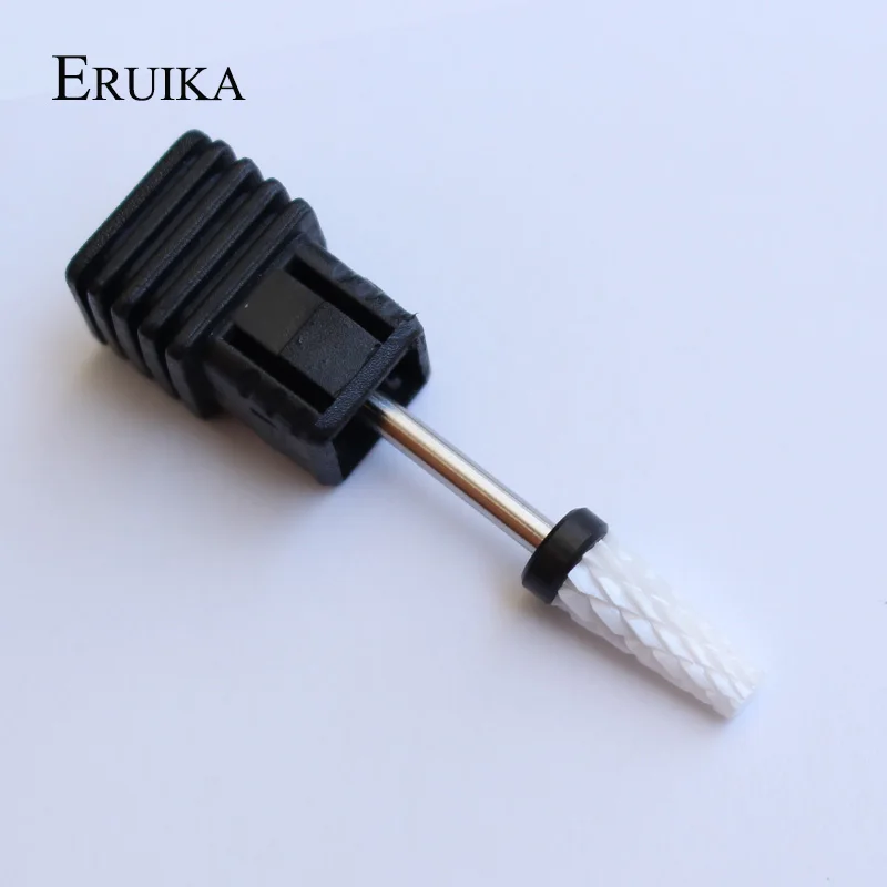 Black ERUIKA 1 шт. керамический конус для ногтей сверло фрезы Электрический Маникюрный сверлильный станок устройство для удаления аксессуаров гель пилка для ногтей Инструменты - Цвет: Black