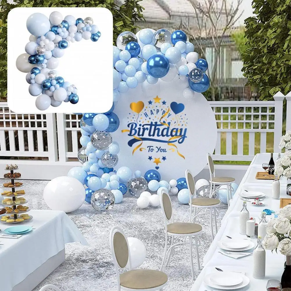 

1 Set Colorful Happy Festival Balloon Garland Garland Arch Kit Fashion Anti-deformed