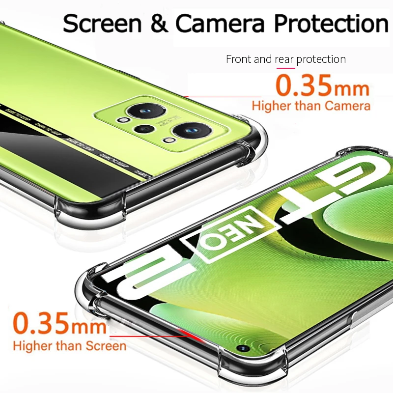 realme 11,realme 10 case for realme gt neo 2 c55 ring case gt neo 3t shock realme 11 pro plus gtneo5 clear cover realme gt 2 pro