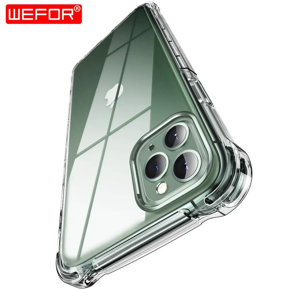 for iPhone XR XS 11 Pro Xs Max 6 6s 7 8 Plus Case Silicone Shockproof Transparent Protective Apple 5 5S SE |