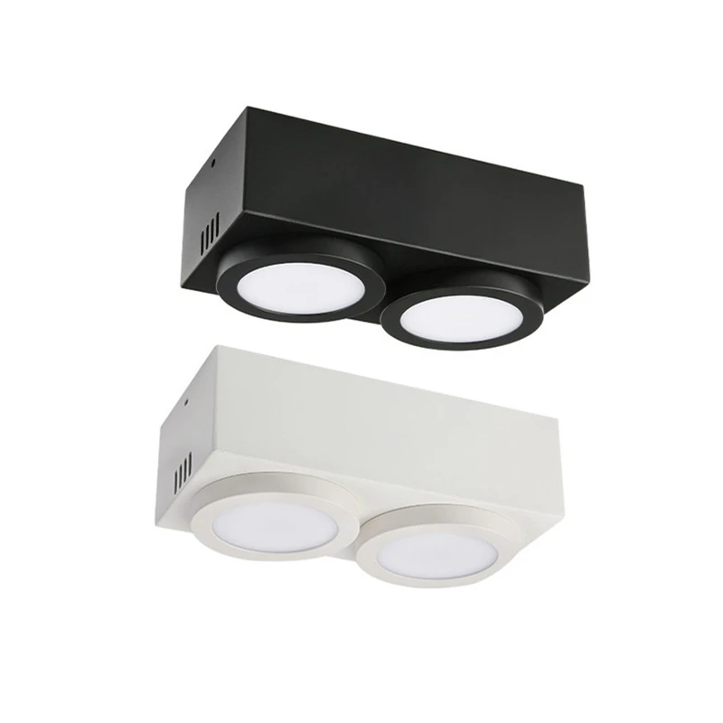 

LED surface mounted downlight 7W 10W 14W 20W square COB ceiling light AC85-265V indoor lighting