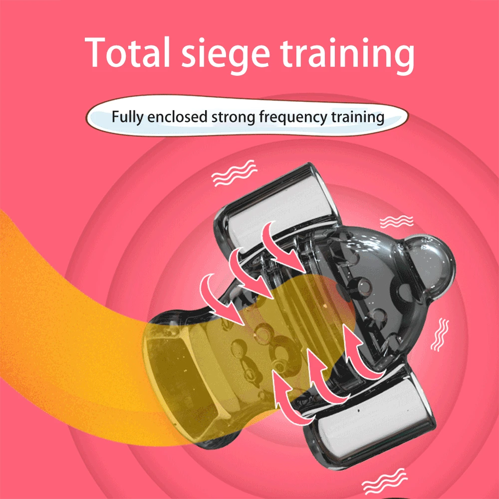 20 частоты Вибрационный тренажер для мужчин пенис продолжительный упражнения