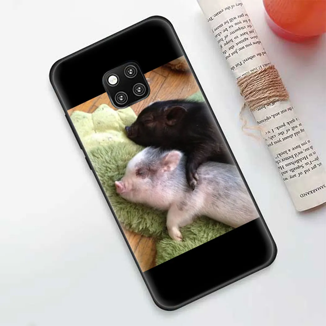 Мягкий силиконовый чехол для Huawei P20 P30 Pro Lite P8 P9 P10 Mini P Smart Z Plus 2019 pig | Мобильные