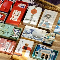 vanyi 60pcsbox matchbox diary stickers retro scrapbooking kawaii stationery japanese style album office accessories art supplie