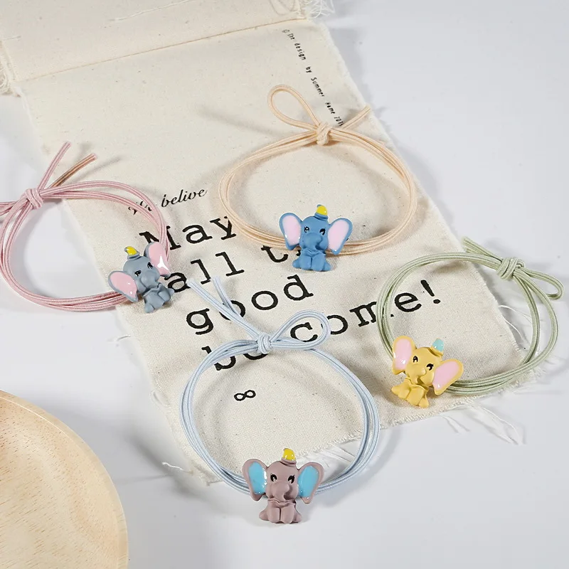 Новинка для девочек Яркие Цвета нейлон резинок маленькая свежая личность