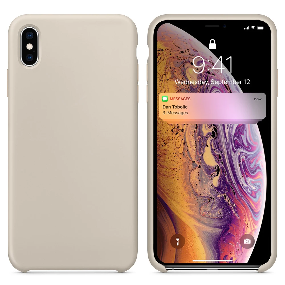 Stone Силиконовый чехол, роскошный тонкий мягкий чехол для IPhone 11 Pro Max, чехол xs max xr x 8 7 6s plus, чехол с логотипом, резиновый противоударный силикагель - Цвет: Stone
