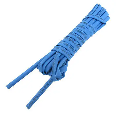 Соотношение 2:1 2 5 мм Диаметр Синий полиолефин Термоусадочная трубка длиной м |