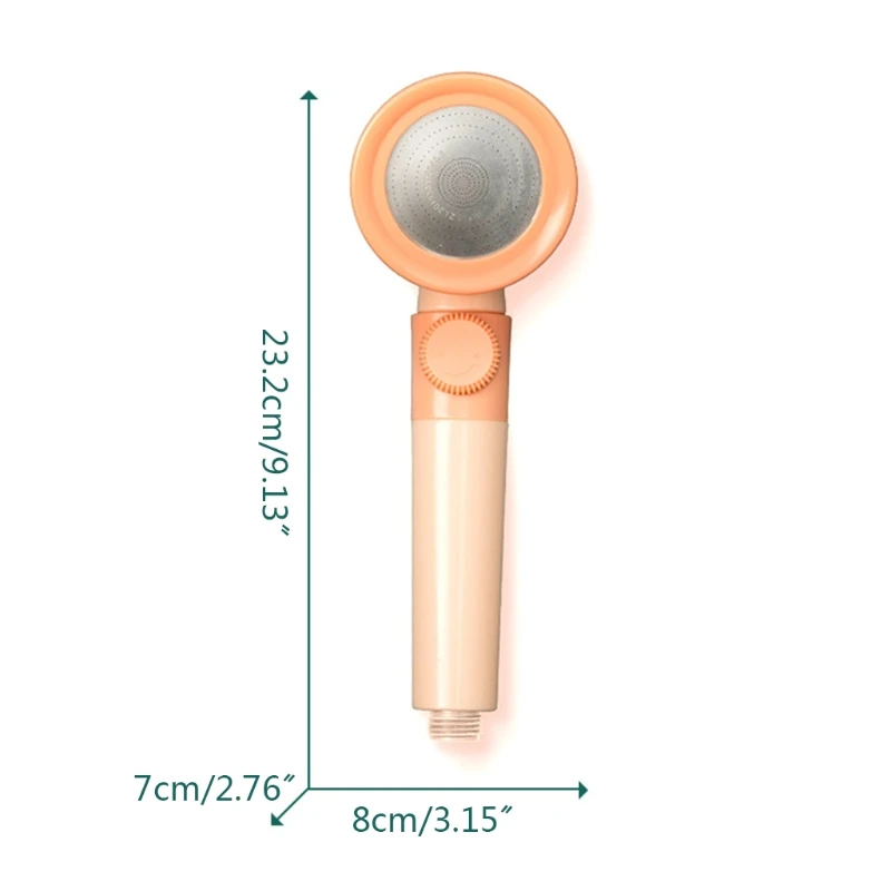 

Multi-speed Pressurized ABS Shower Sprinkler Water Saving Bath Spray Shower Head