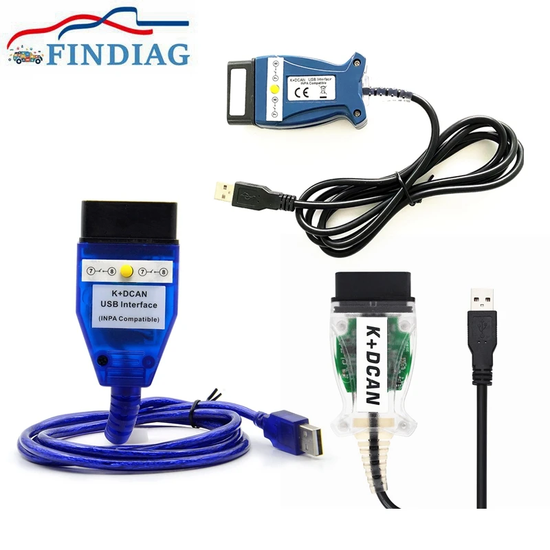 

С новым переключателем для BMW серии INPA K DCAN USB интерфейс FTDI полный чип K + CAN для BMW 20-контактный кабель OBD2 с Регламентом