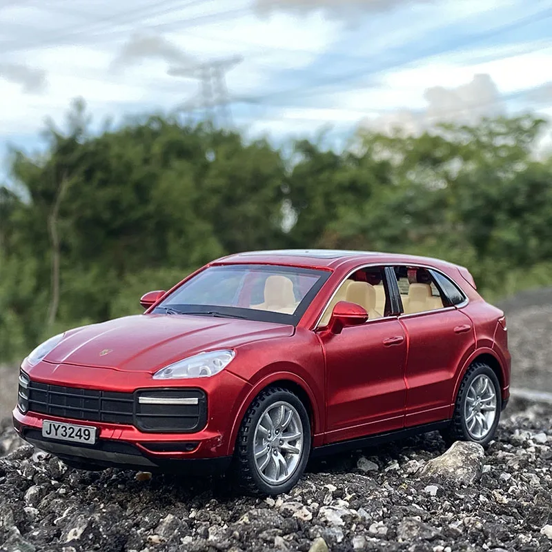 Новинка 1/32 модель автомобиля Porsche Cayenne Turbo литой игрушечный автомобиль из сплава