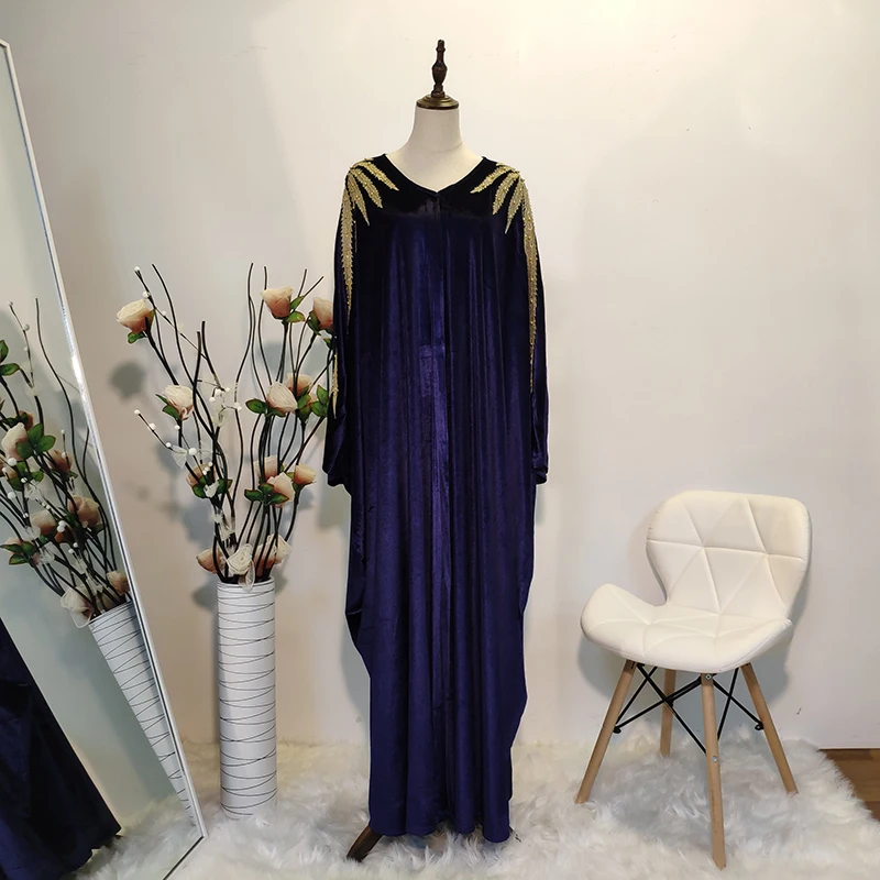Velvet Abaya Kimono Terciopelo Mujer Hijab Muslim Dress Women Turkish Dresses Islam Clothing Saudi Caftan Dubai Kaftan Djellaba