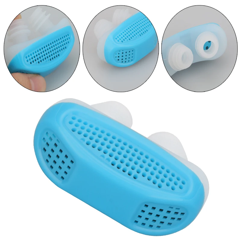 Silicone Anti snoring device nasal dilators apnea sleep aid stop snoring cap nose clip Anti-snoring clean air purifier