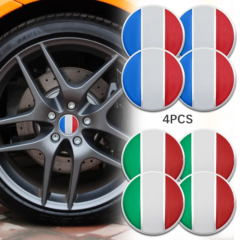 4 шт. 56 мм 3D колпачки на ступицу колеса для стайлинга автомобиля герб итальянского