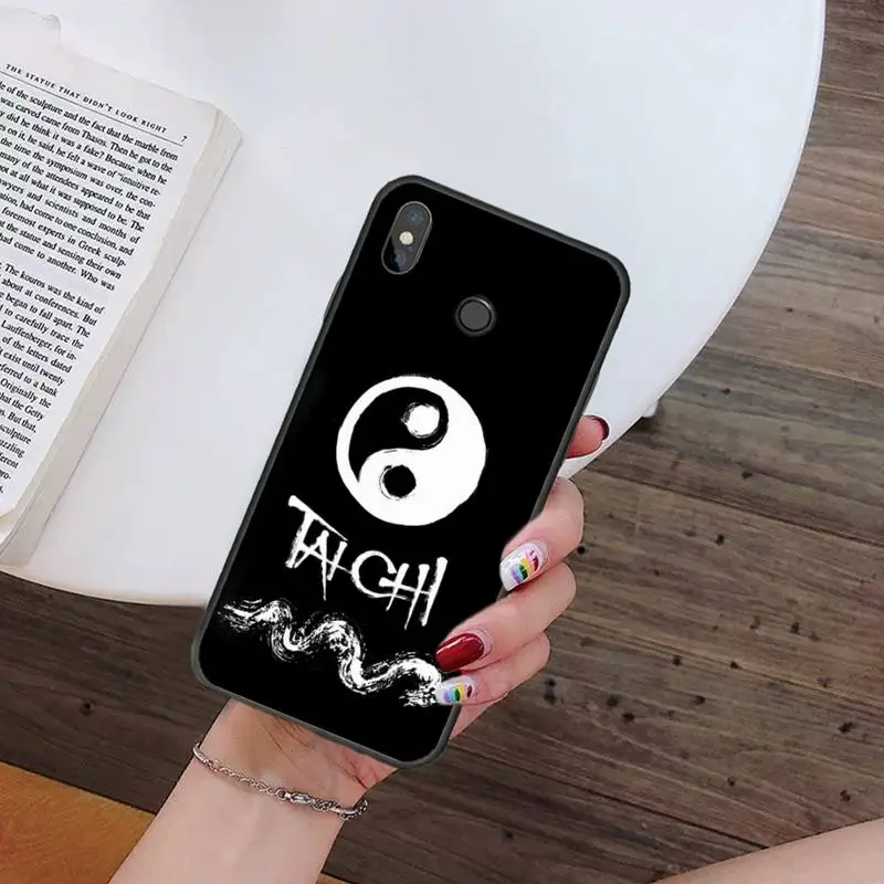 

Eight Diagrams Taiji Yin Yangluxury design Phone Case coque For Xiaomi Redmi note 7 8 9 t k30 max3 9 s 10 pro lite