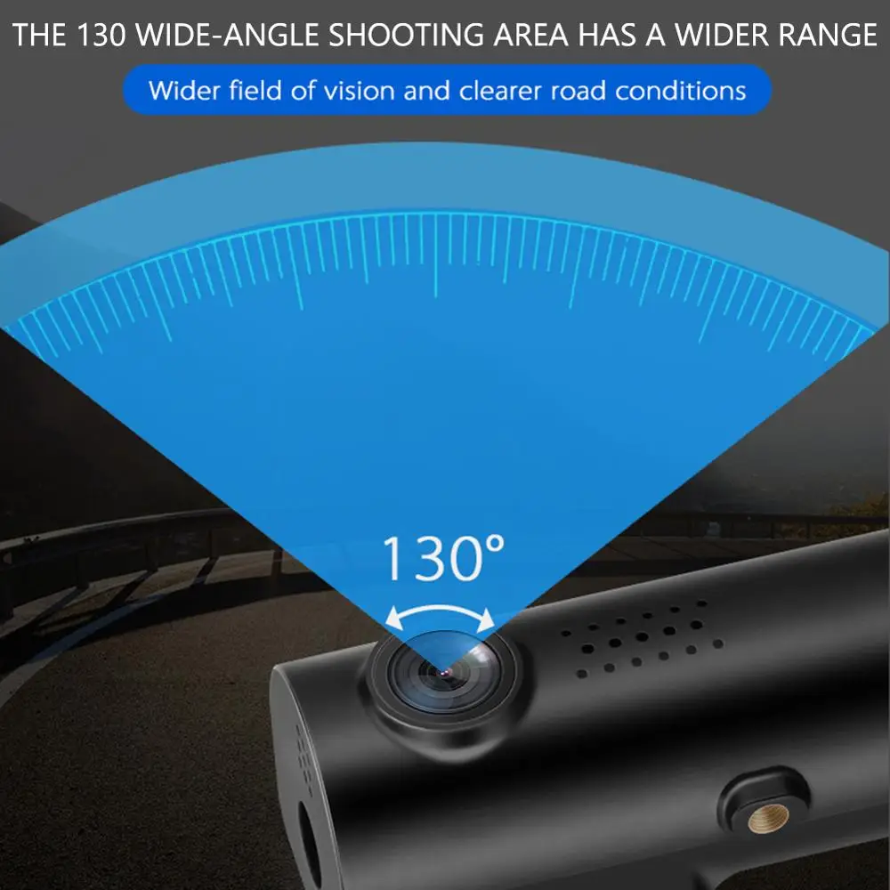 WiFi Car DVR Dashboard Camera Full HD 1080P with TWS Bluetooth 5.0 Earbuds Front Tachograph Safe Asystem | Автомобили и мотоциклы