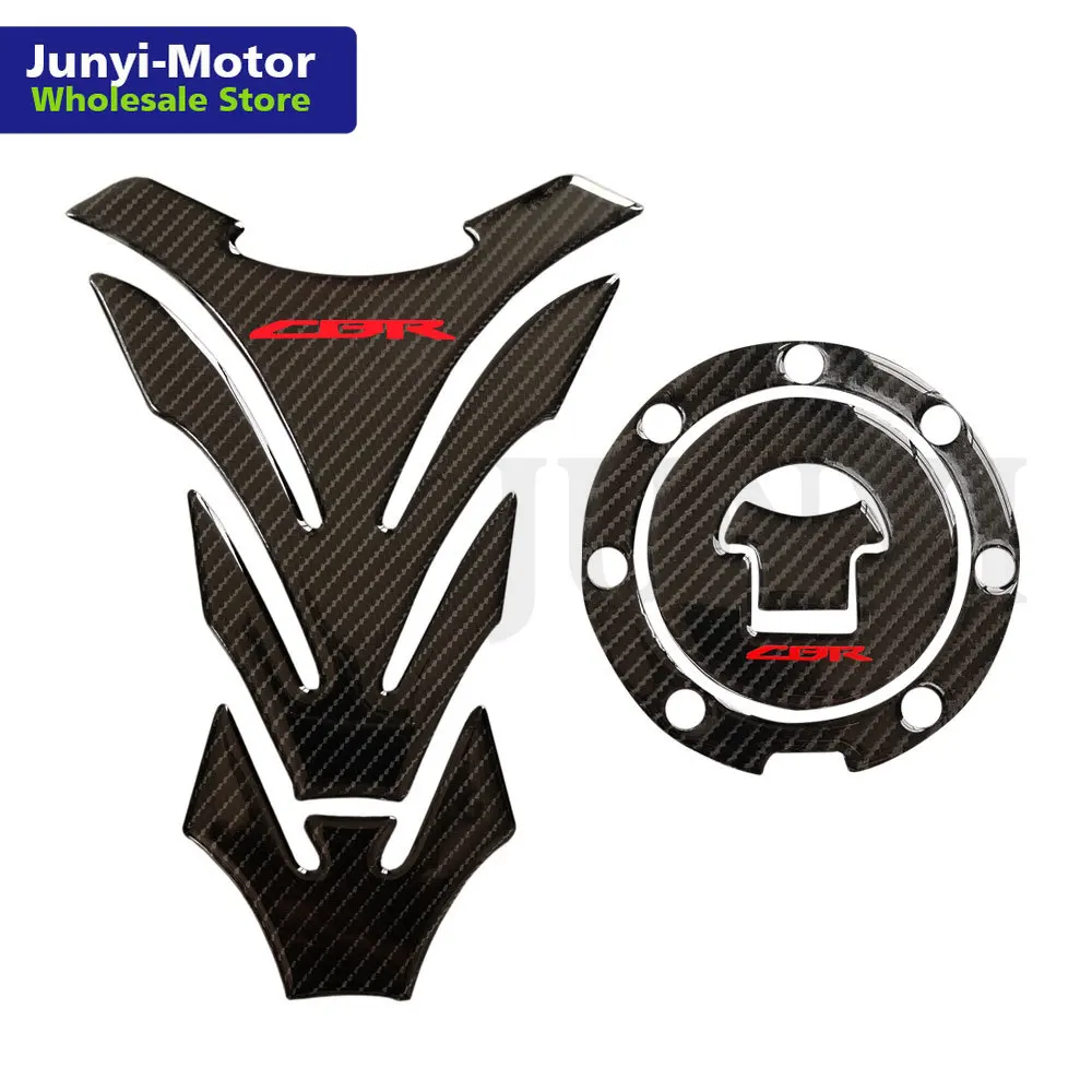Для CBR600RR CBR 600 RR 2003 2004 Танк Pad газа Кепки действующий по принципу зажимной хомут