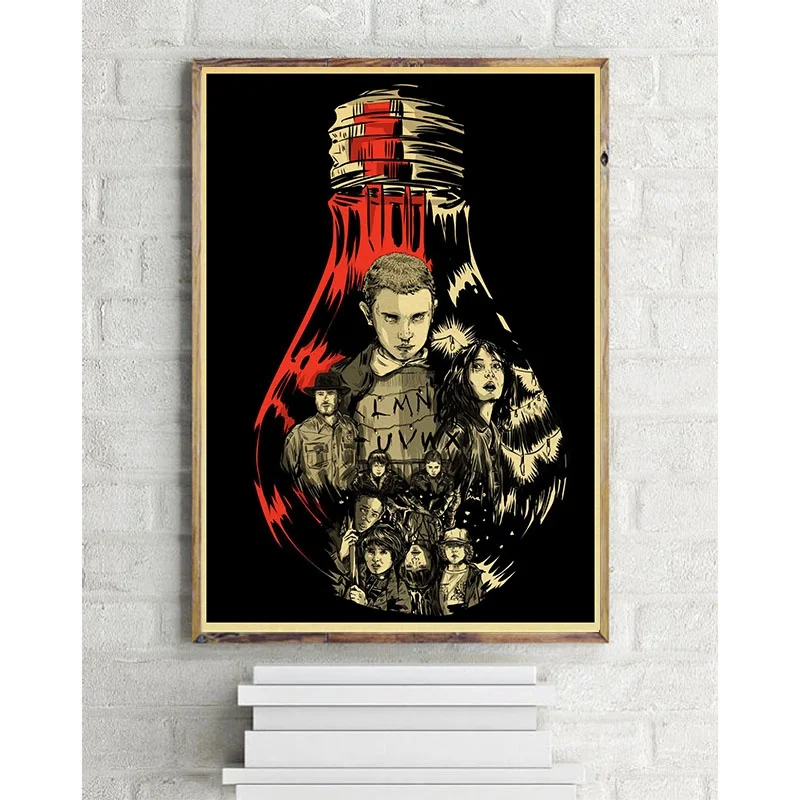 Плакаты из классического фильма очень странные дела плакат для дома гостиной