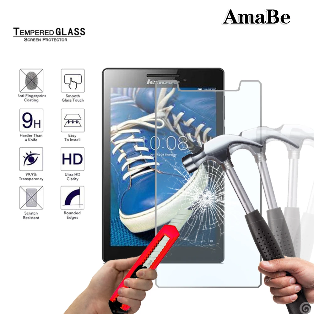 Высококачественное Закаленное стекло для Lenovo Tab 3 8 LTE/Tab A7 50 A3500/A8 A5500