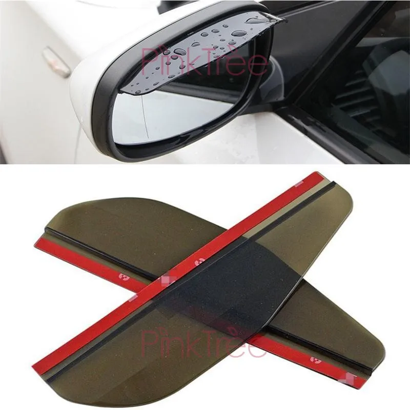 For Toyota Land Cruiser Prado FJ120 150 LC100 200 PVC Car Rear View Mirror Sticker Rain Eyebrow Shield Flexible Protector | Автомобили и